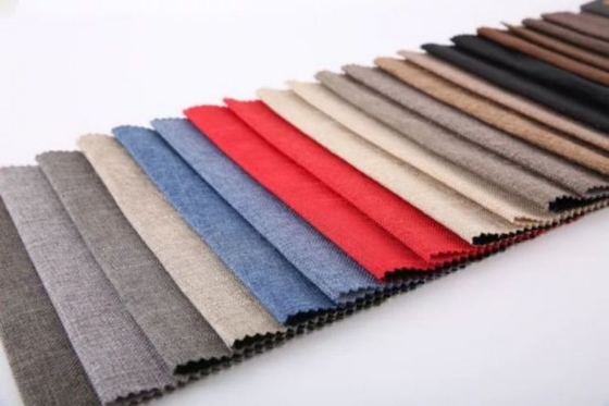 Polsterungs-Verzerrung strickte 100% Leinen-Microfiber Sofa Fabric For Furniture