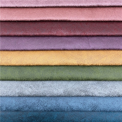 Polsterung bronziertes Muster strickte Veloursleder-Sofa Fabric For Curtain-Polyester 100%