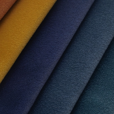 Polsterung bronziertes Muster strickte Veloursleder-Sofa Fabric For Curtain-Polyester 100%