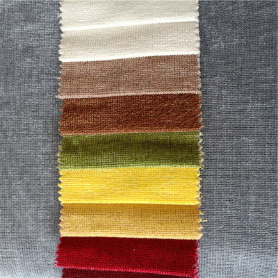 Chenille-Samt Sofa Upholstery Fabrics Brushed Pattern