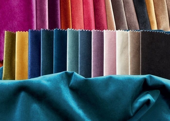 Einfaches festes Samt-Sofa Curtain Fabric Dyeing Silk-Samt-Gewebe 330gsm
