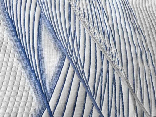 Hochwertiger, flammhemmender, gestrickter Matratzenstoff aus 100 % Polyester für modische Heimtextilien