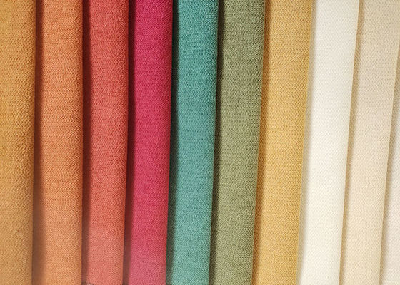 Gestricktes einfacher Faux-Leinengewebe-Polyester Sofa Fabrics ISO9001