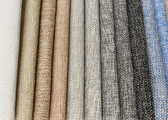 Verschlüsselungs-Doris Linen Sofa Fabric Pure-Farbpolyester 100%