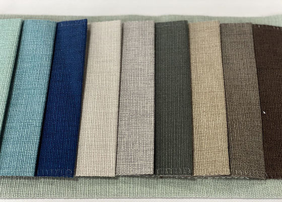 Schrumpfen Sie beständiges Leinen-Polyester-Möbel-Gewebe Sofa Fabrics 280gsm