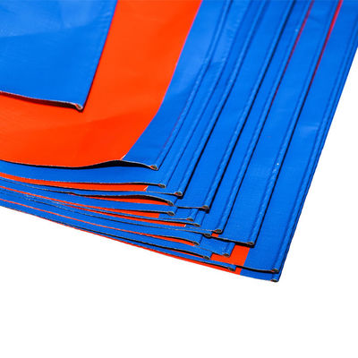 PVC 800gsm beschichtete Planen-blaue wasserdichte LKW-Abdeckungs-Plane