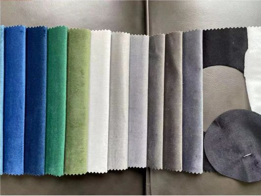 Haupttextilorange Samt-Polsterungs-Gewebe Holland Felpa Velvet Sofa Fabric