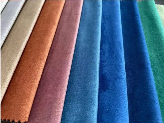 Haupttextilorange Samt-Polsterungs-Gewebe Holland Felpa Velvet Sofa Fabric