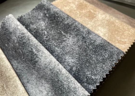 145cm Veloursleder-Sofa Fabric Waterproof Grey Suede-Polsterungs-Gewebe