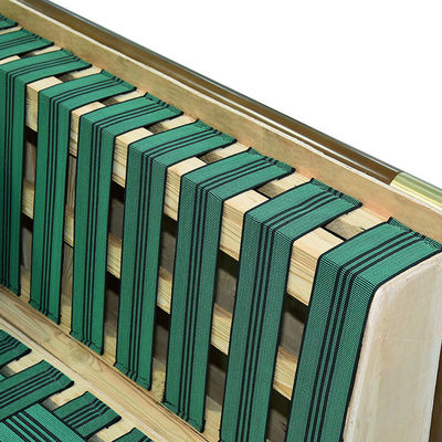 Des stuhl-gewebten Materials des grüne Polsterungs-elastische gewebten Materials 2.5mm Gummibügel