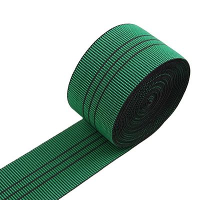 Grüne Polsterungs-elastisches gewebtes Material pp. 2 Zoll-Polypropylen-gewebtes Material