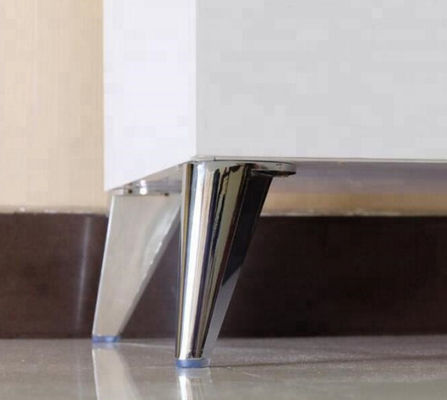Silberne Metallkabinett-Füße der Möbel-Hardware-Ersatzteil-15cm dekorative