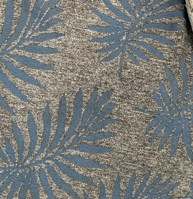 Jacquardwebstuhl-Polsterungs-Gewebe 410gsm Coral Pattern Upholstery Fabric Woven blaues