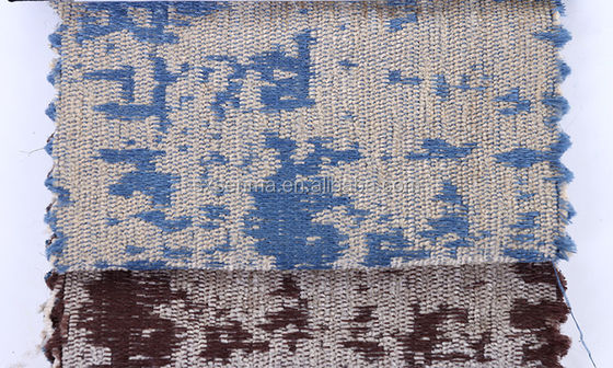 Shaggy Jacquard Chenille Upholstery Fabric-Polyester 100%