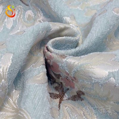 Jacquardwebstuhl-Sofa Fabric Brocade White Cotton-Jacquardwebstuhl-Gewebe Eco freundliches