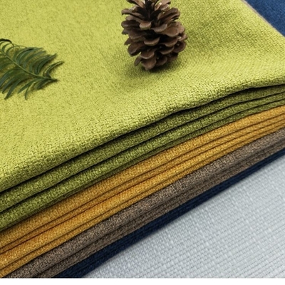 Ebene gefärbtes Haupt- Textil-Leinen-Sofa Fabric-Polyester 100%